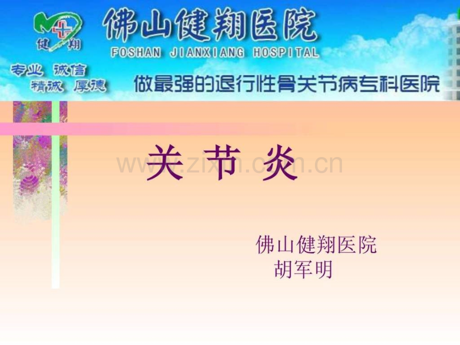 风湿性关节炎类风湿性关节炎强直性脊柱炎痛风.pptx_第1页