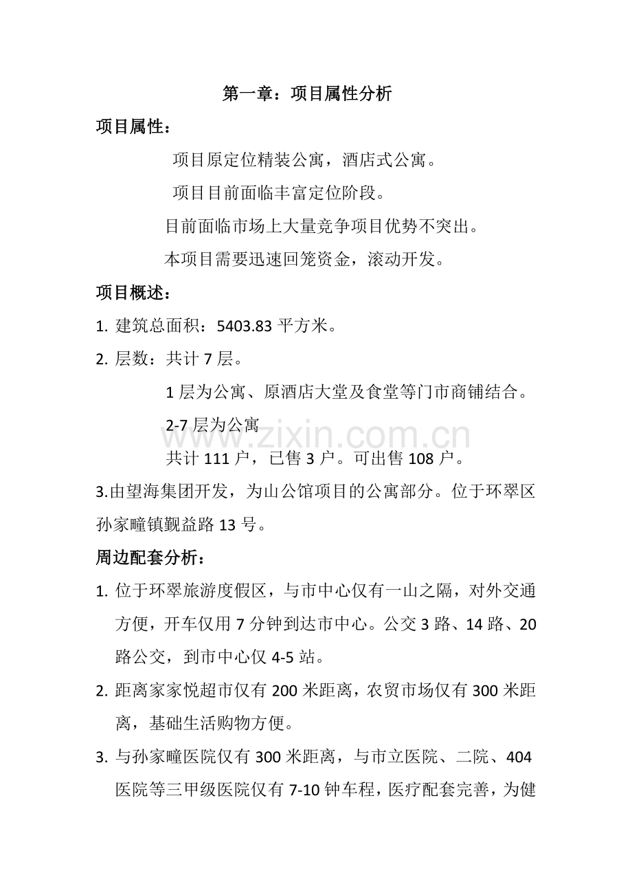 山公馆公寓销售策划方案.doc_第2页
