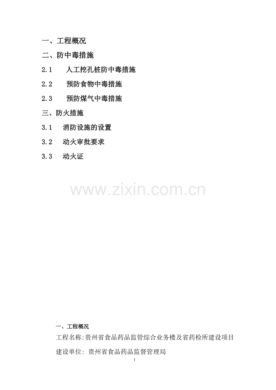 防火防毒专项施工方案.doc_第2页