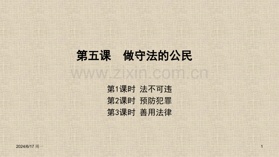 做守法的公民（复习）.ppt_第1页