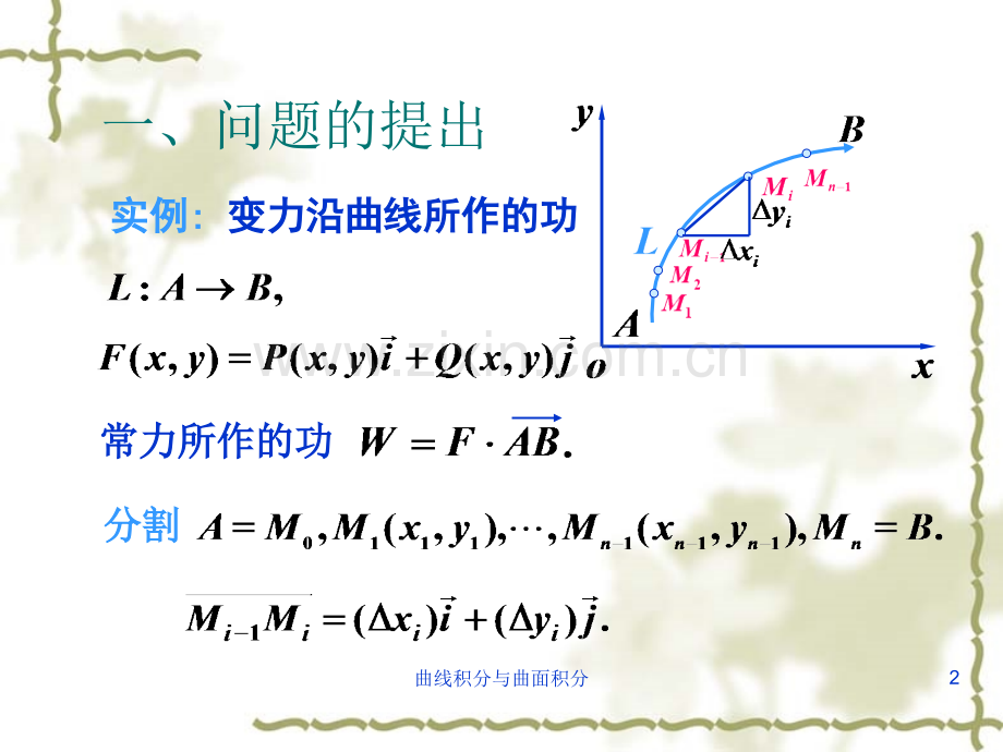 对坐标的曲线积分(第二类曲线积分).ppt_第2页