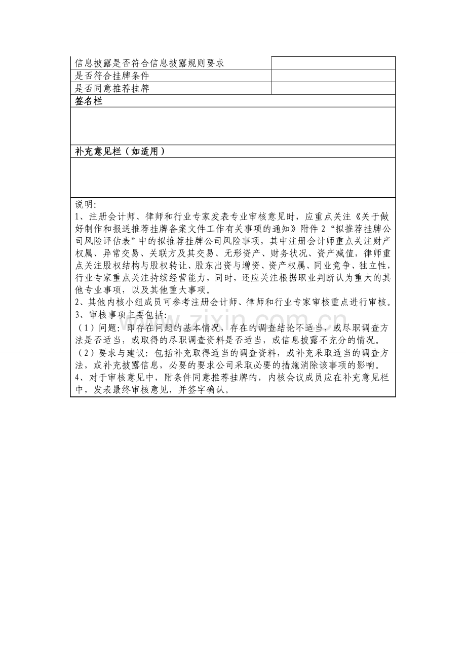 新三板上市主办券商内核委员会内核审核工作底稿模版.doc_第2页