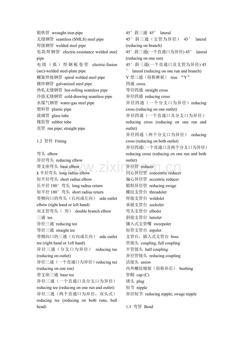 管件阀门英文对照.doc_第1页