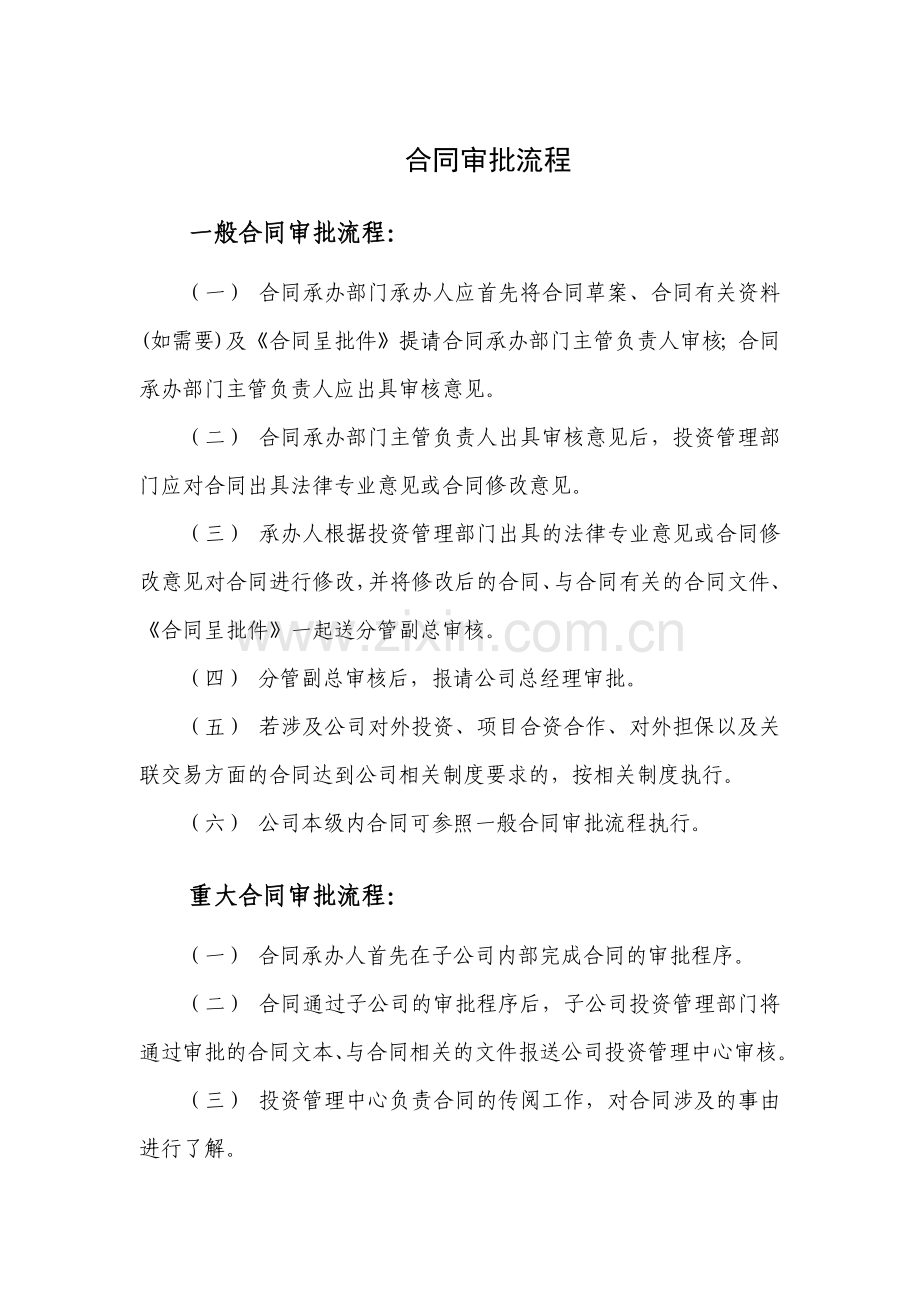房地产公司合同审批流程指引模版.docx_第1页