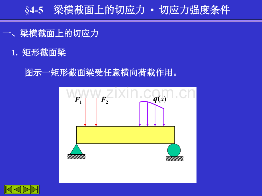 弯曲切应力.pptx_第1页