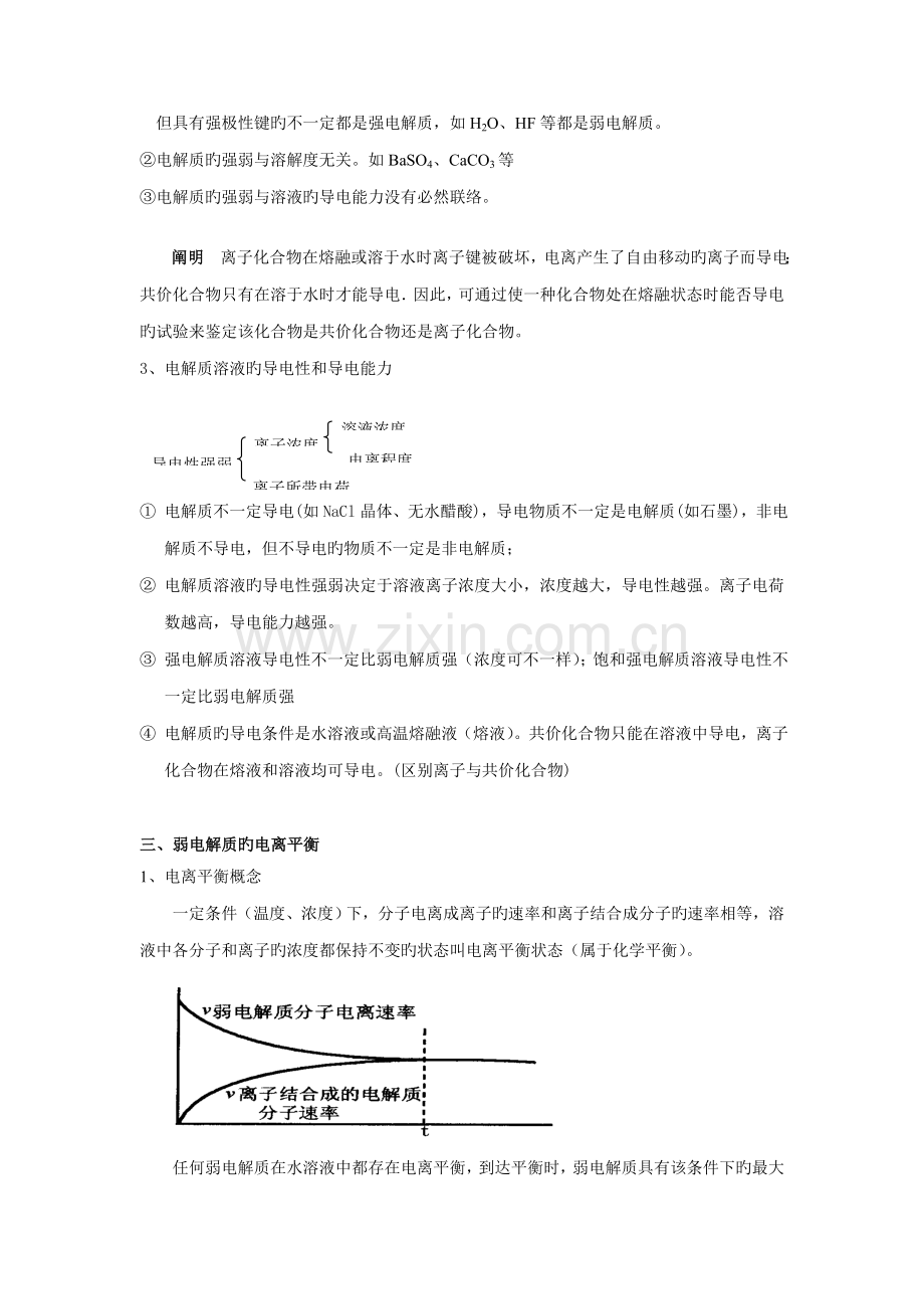 2023年弱电解质的电离知识点总结.doc_第2页