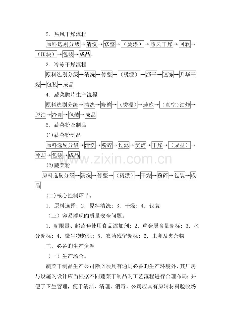 448-蔬菜制品生产许可证审查细则.doc_第2页