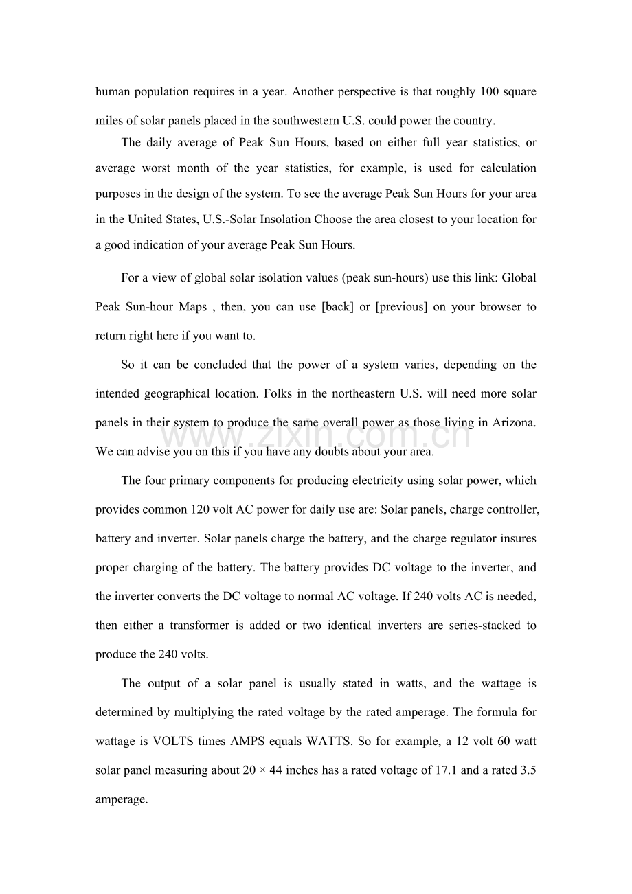 太阳能发电的基础毕业设计中英文.doc_第2页