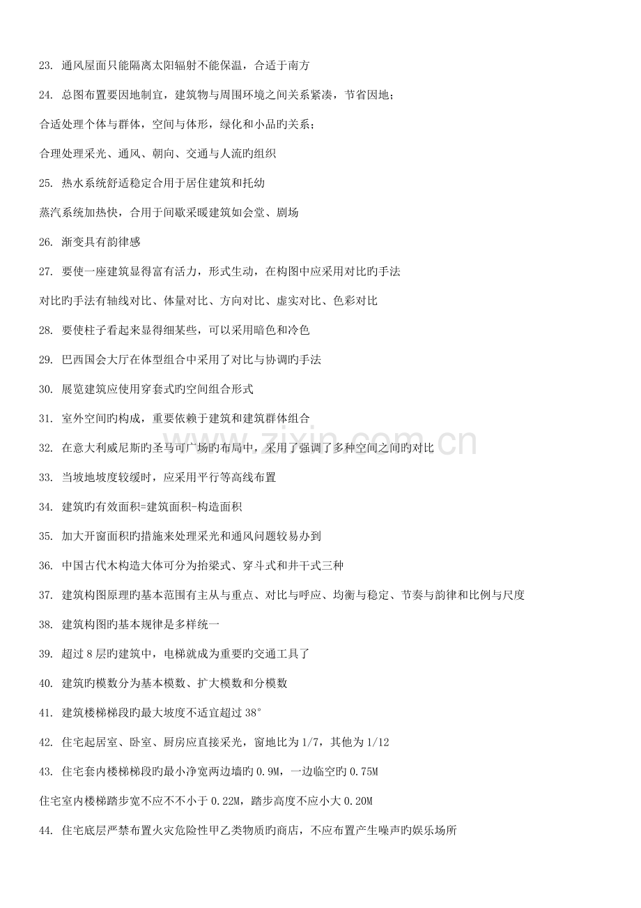 家装公司营销方案建筑设计师必看的建筑设计知识.doc_第2页