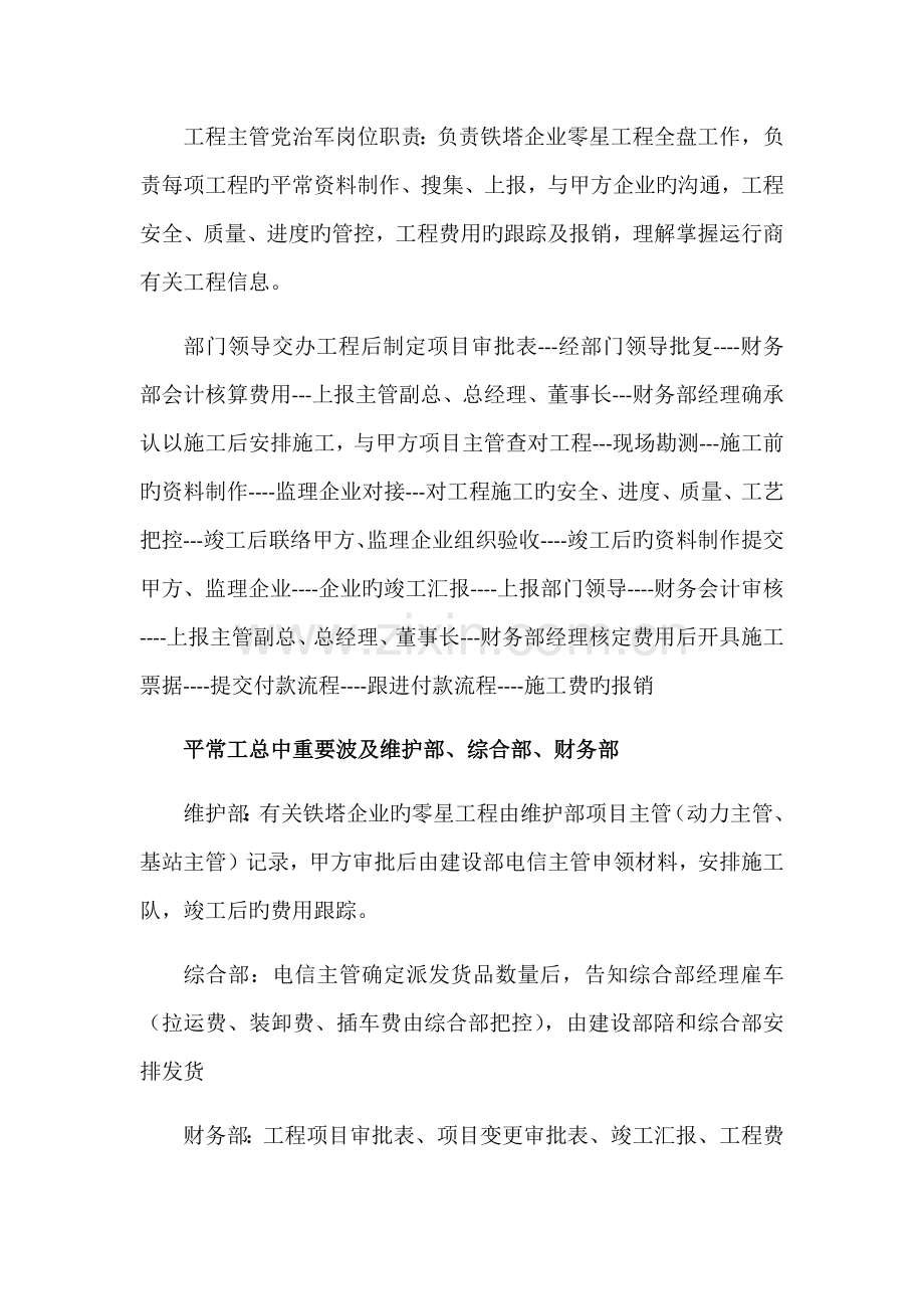 工程主管岗位职责.docx_第1页
