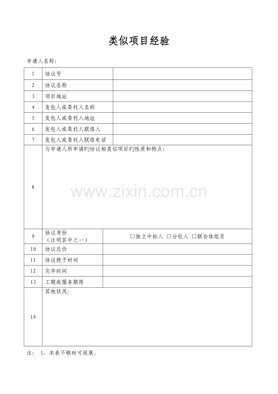 类似项目经验.doc_第1页