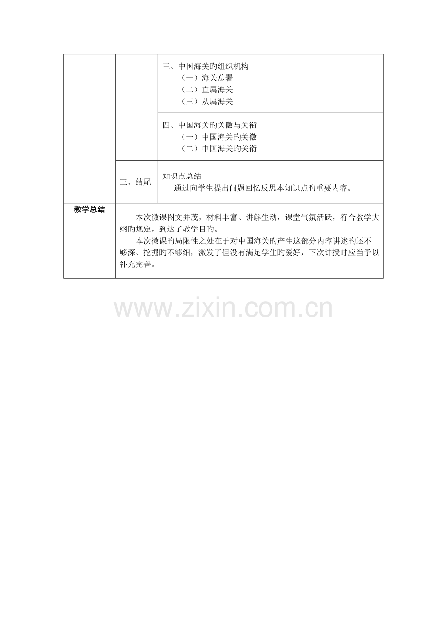 中国海关认知教学设计方案.doc_第2页