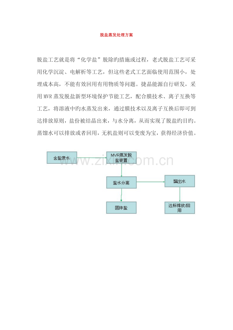 脱盐蒸发解决方案.doc_第1页