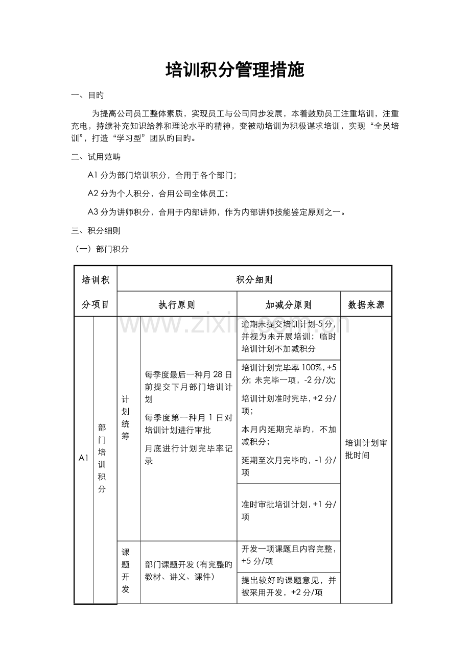 培训积分方案.docx_第1页