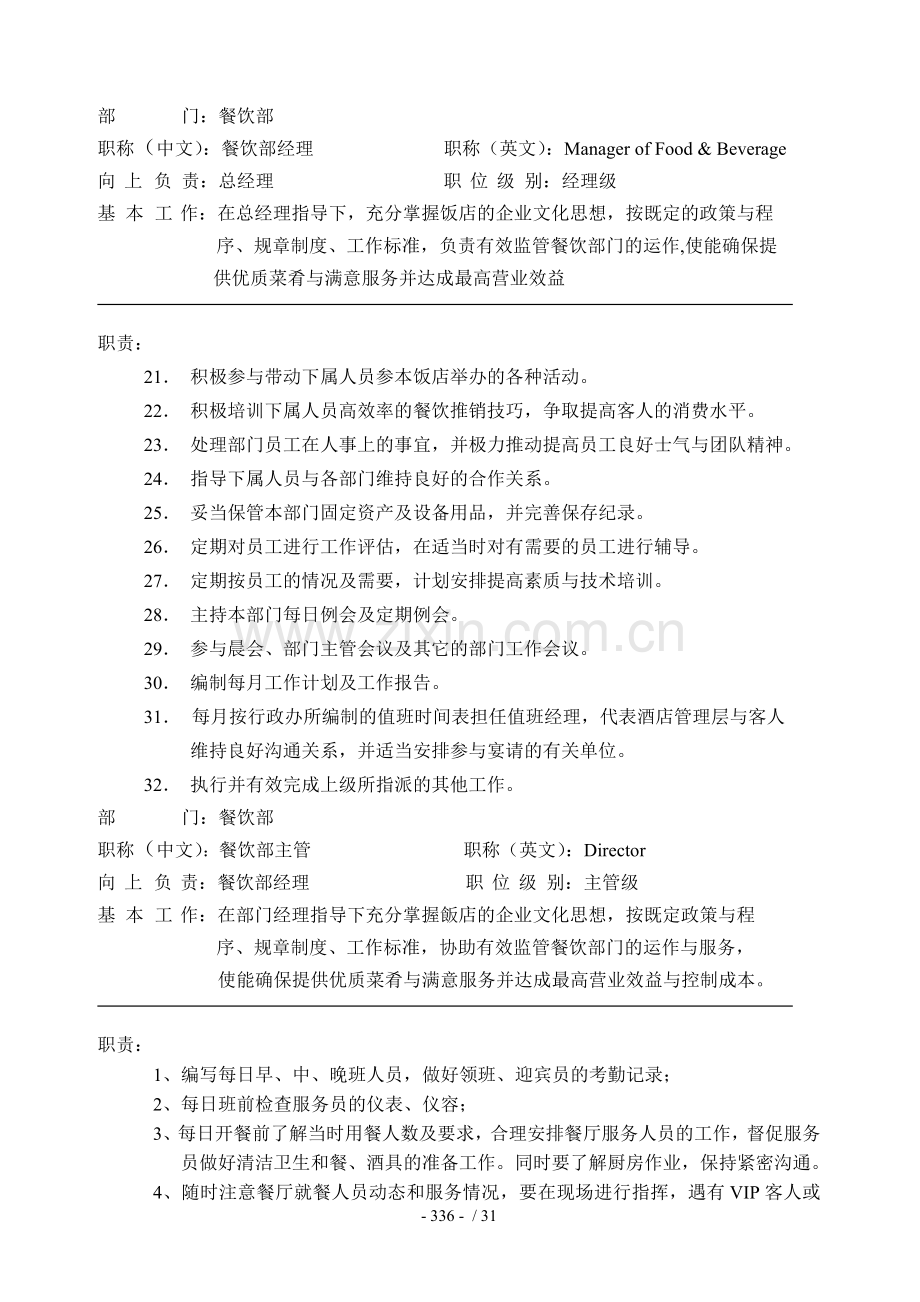 餐饮部岗位职责.doc_第2页