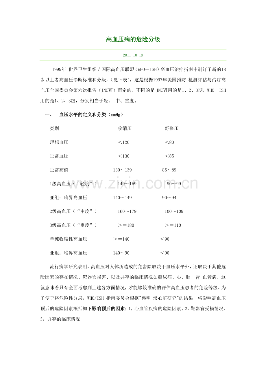 高血压病的危险分级.doc_第1页