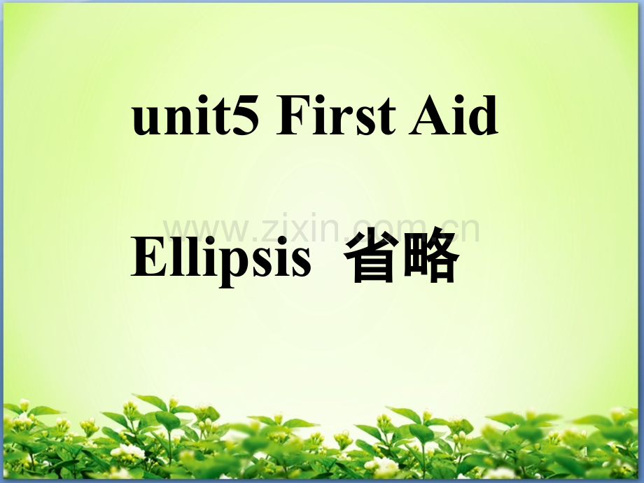 高二英语-省略句-公开课(课堂PPT).ppt_第1页