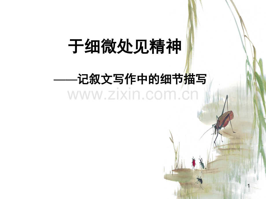 细节描写公开课获奖(课堂PPT).ppt_第1页