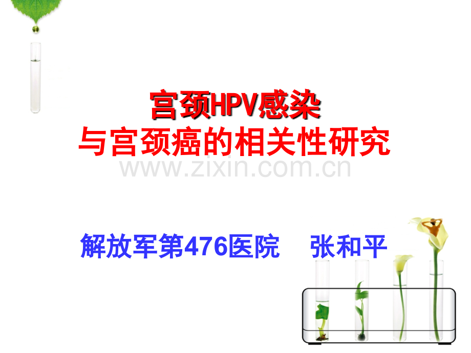 HPV感染与宫颈癌（课堂PPT）.ppt_第1页