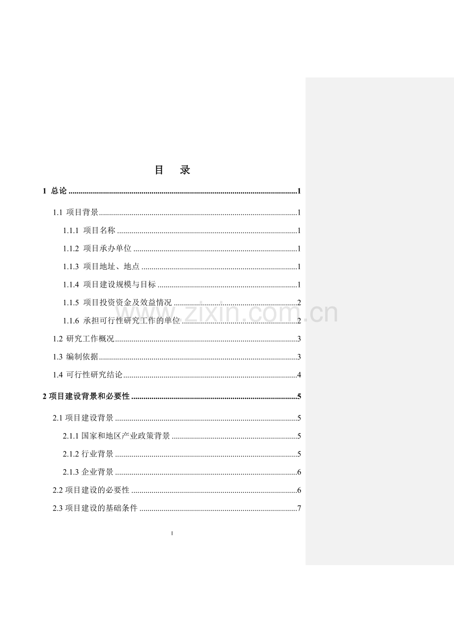 锰矿贸易投资项目可行性研究报告3.doc_第1页