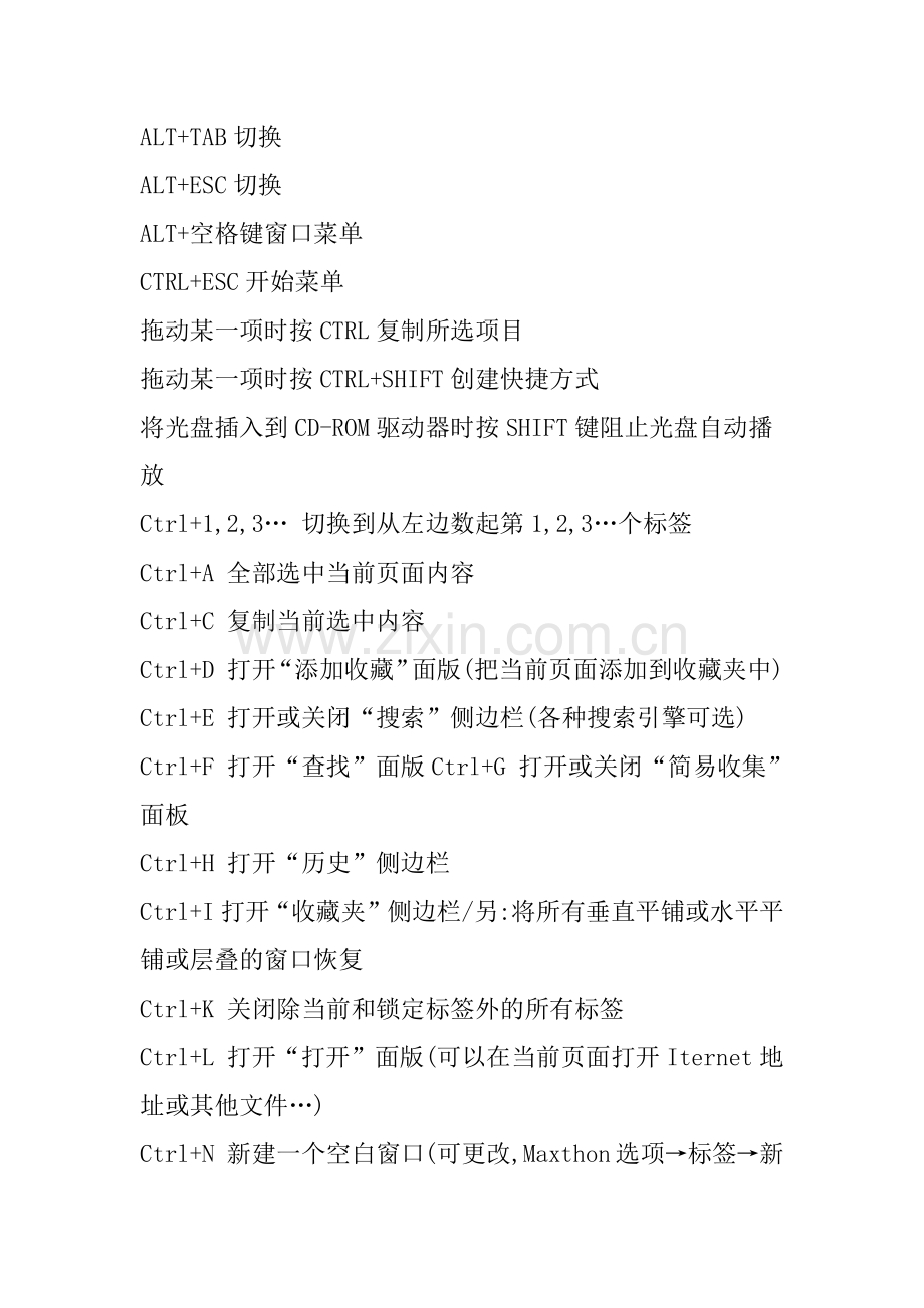 电脑键盘功能示意图解-电脑键盘功能介绍.doc_第2页