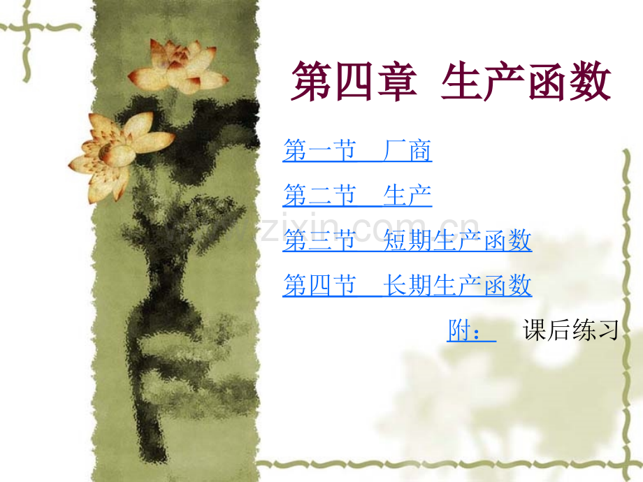 生产函数--(微观经济学).ppt_第1页