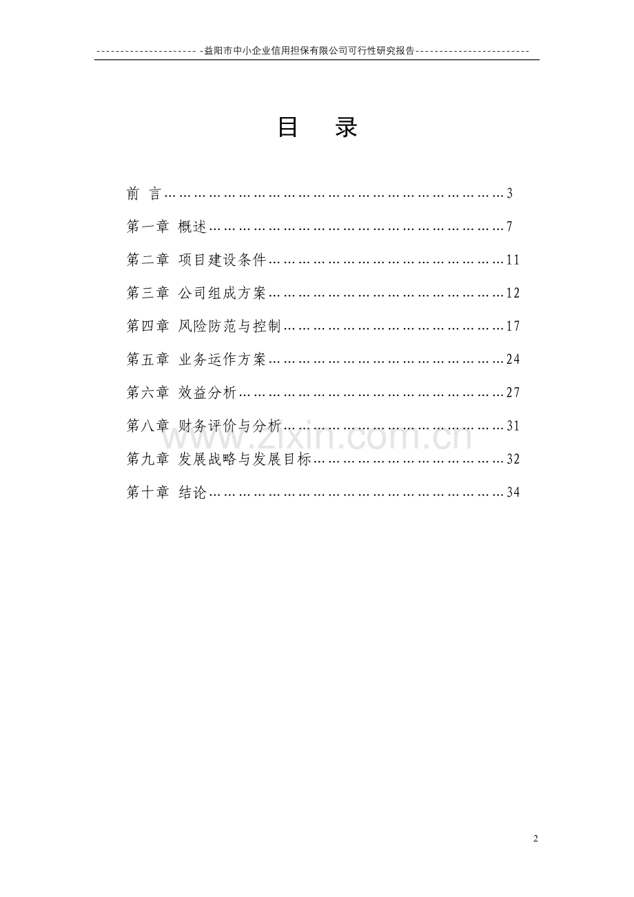 融资性担保公司建设投资可行性研究报告.doc_第2页