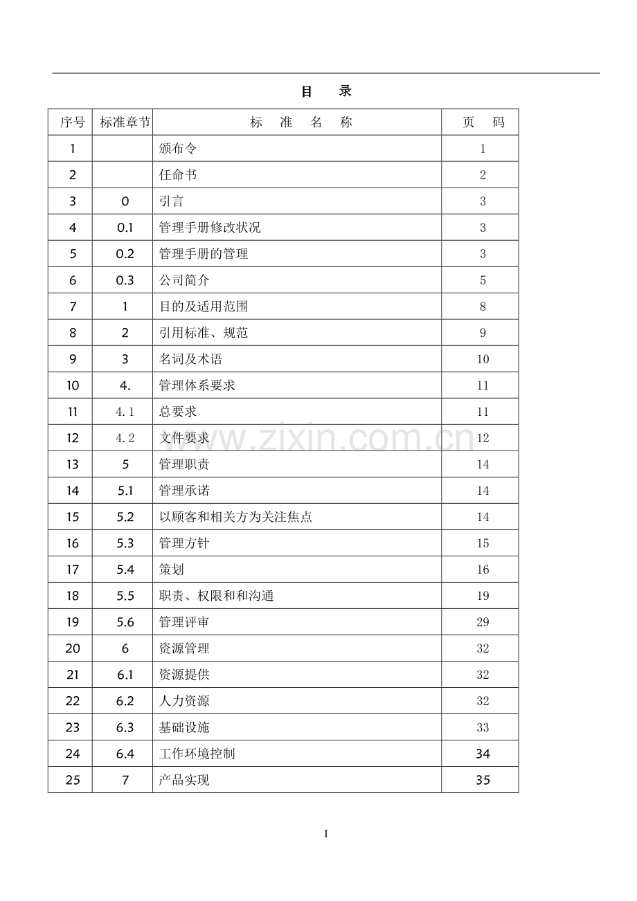 冶金建设工程分公司质量环境安全管理手册.doc_第1页