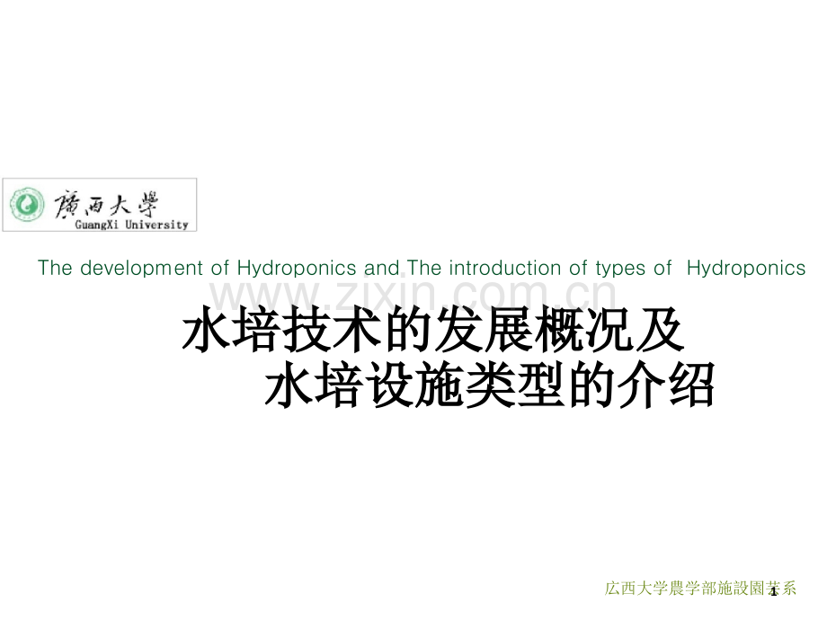 水培技术发展及主要类型介绍.ppt_第1页