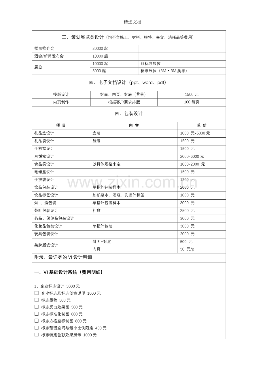 最完整平面设计费价目表.doc_第2页