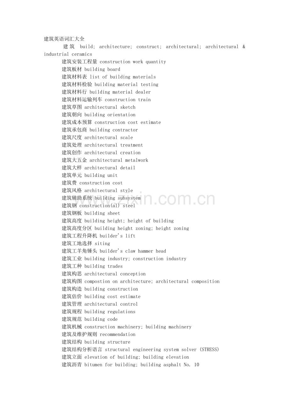 常用建筑英语.doc_第2页
