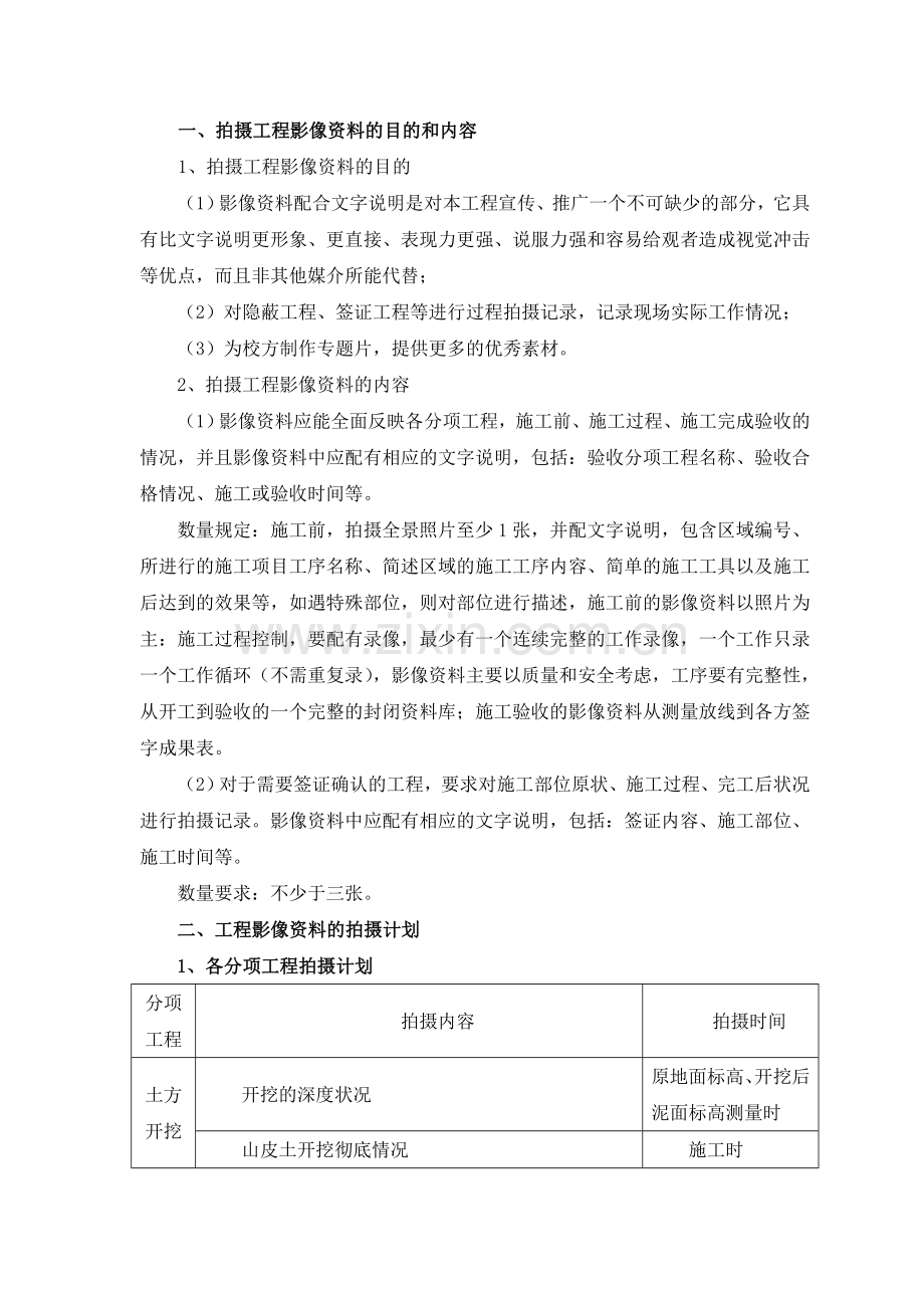 影像资料收集整理方案.doc_第2页