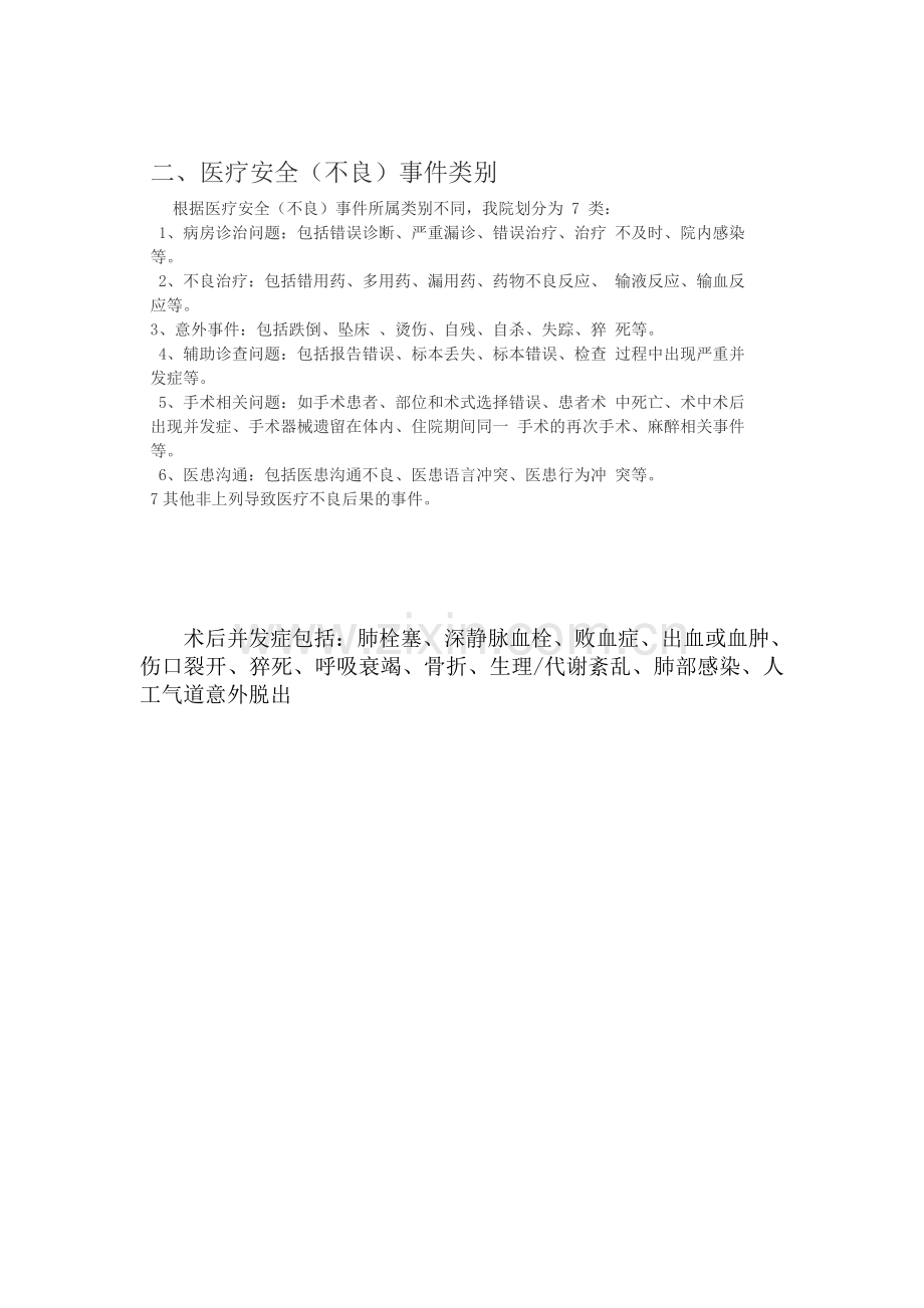 手术并发症专项管理登记表.doc_第2页