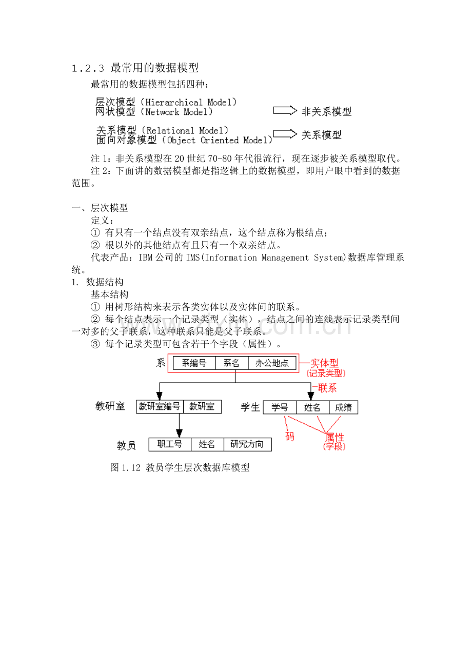 最常用的数据模型.doc_第1页