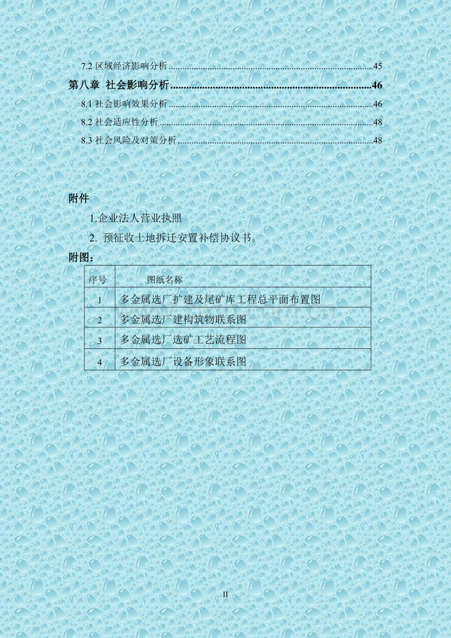 多金属选厂扩建及尾矿库项目申请立项可行性研究报告.doc_第2页