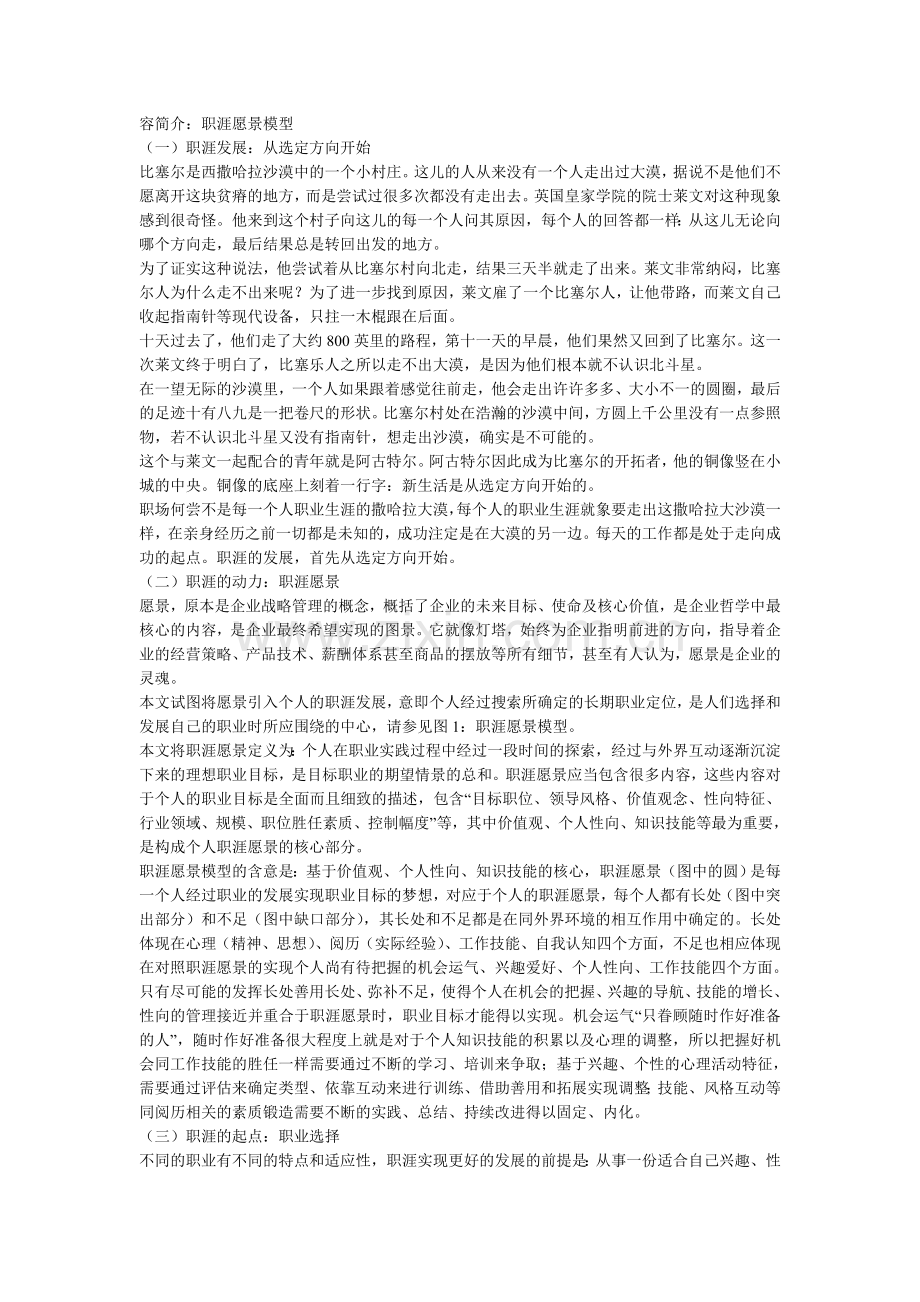 个人工作愿景.doc_第1页