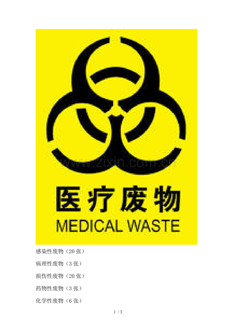 医疗废物标识图.doc_第1页