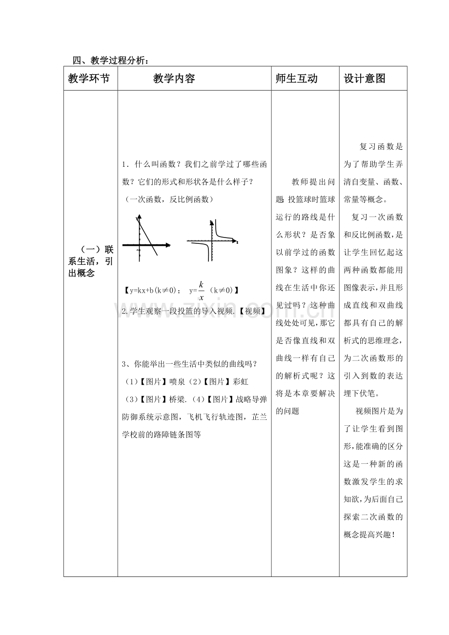 二次函数的概念教学设计.doc_第2页