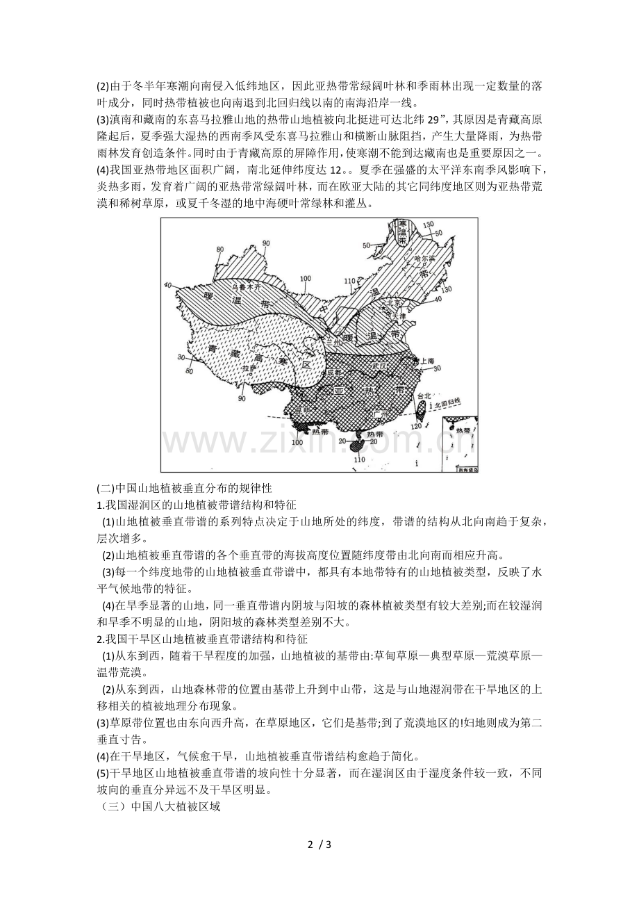 中国植被分布规律.doc_第2页