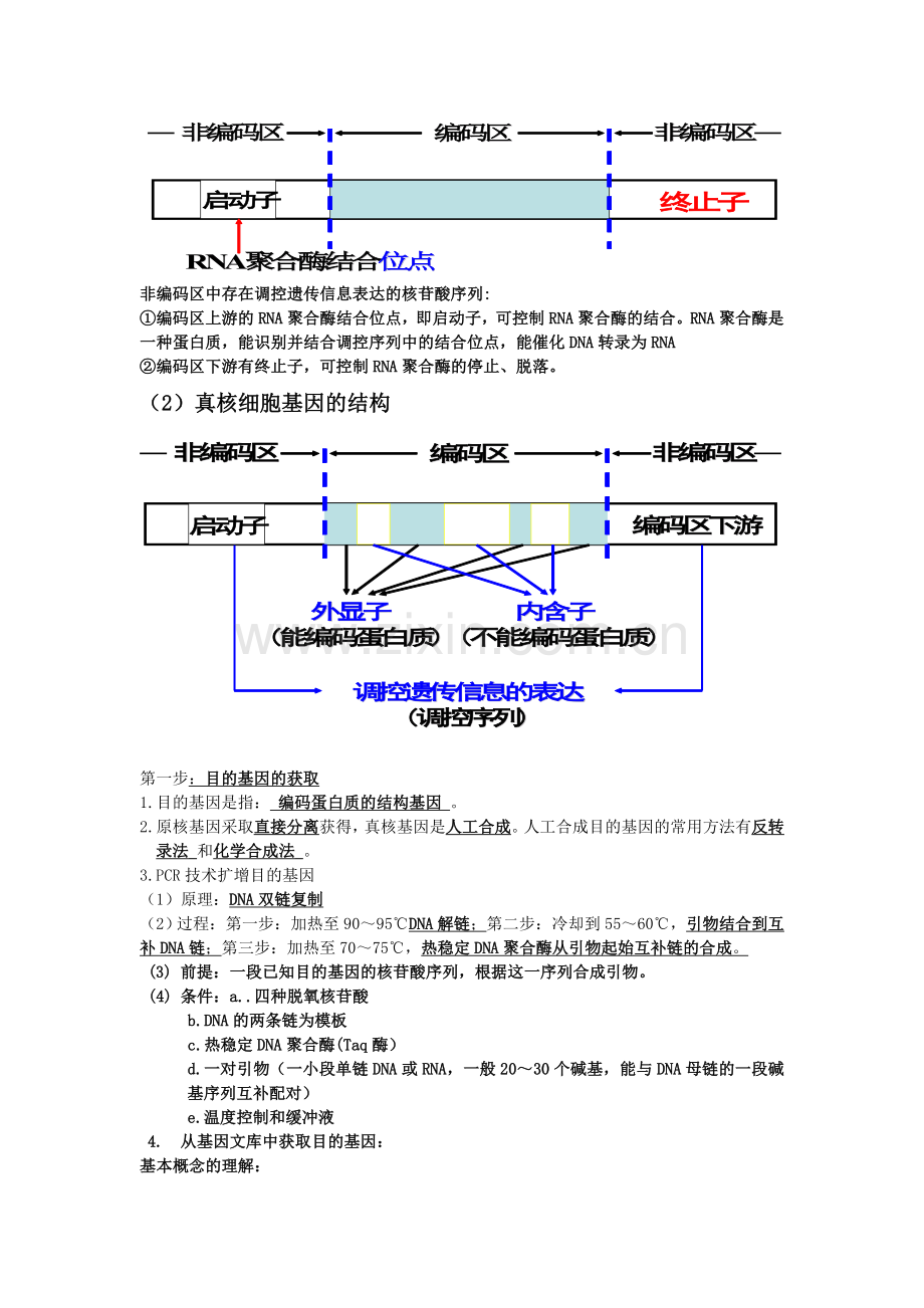 基因工程和细胞工程整理后的知识点.doc_第2页