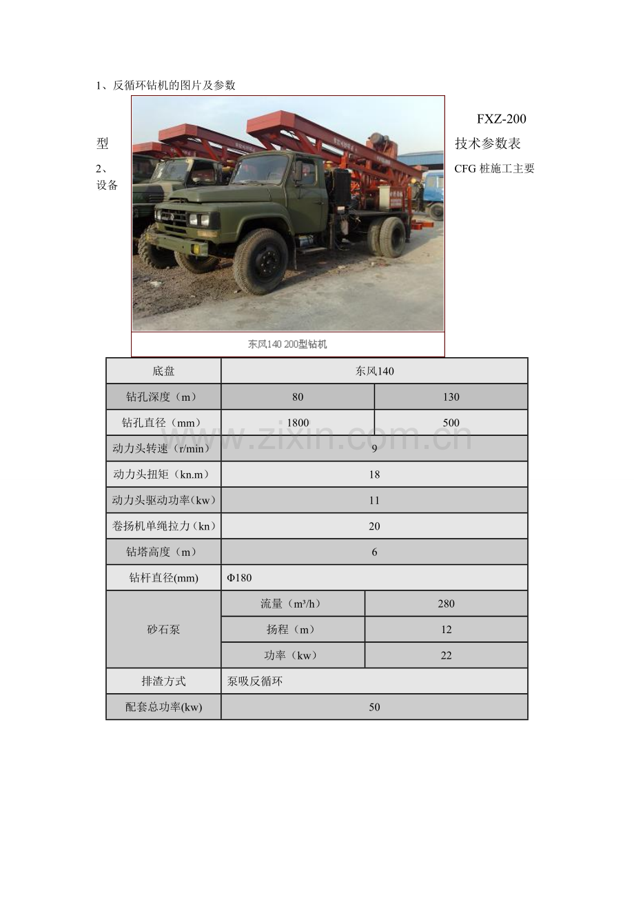 各种桩基施工的主要设备及参数.doc_第1页