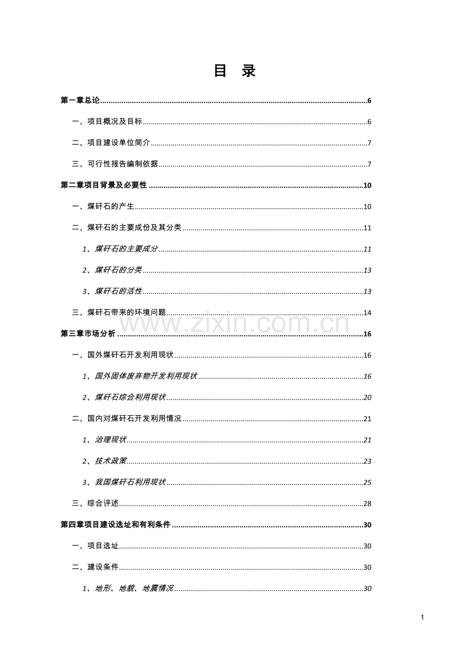 煤矸石综合利用工程项目可行性研究报告.doc_第2页