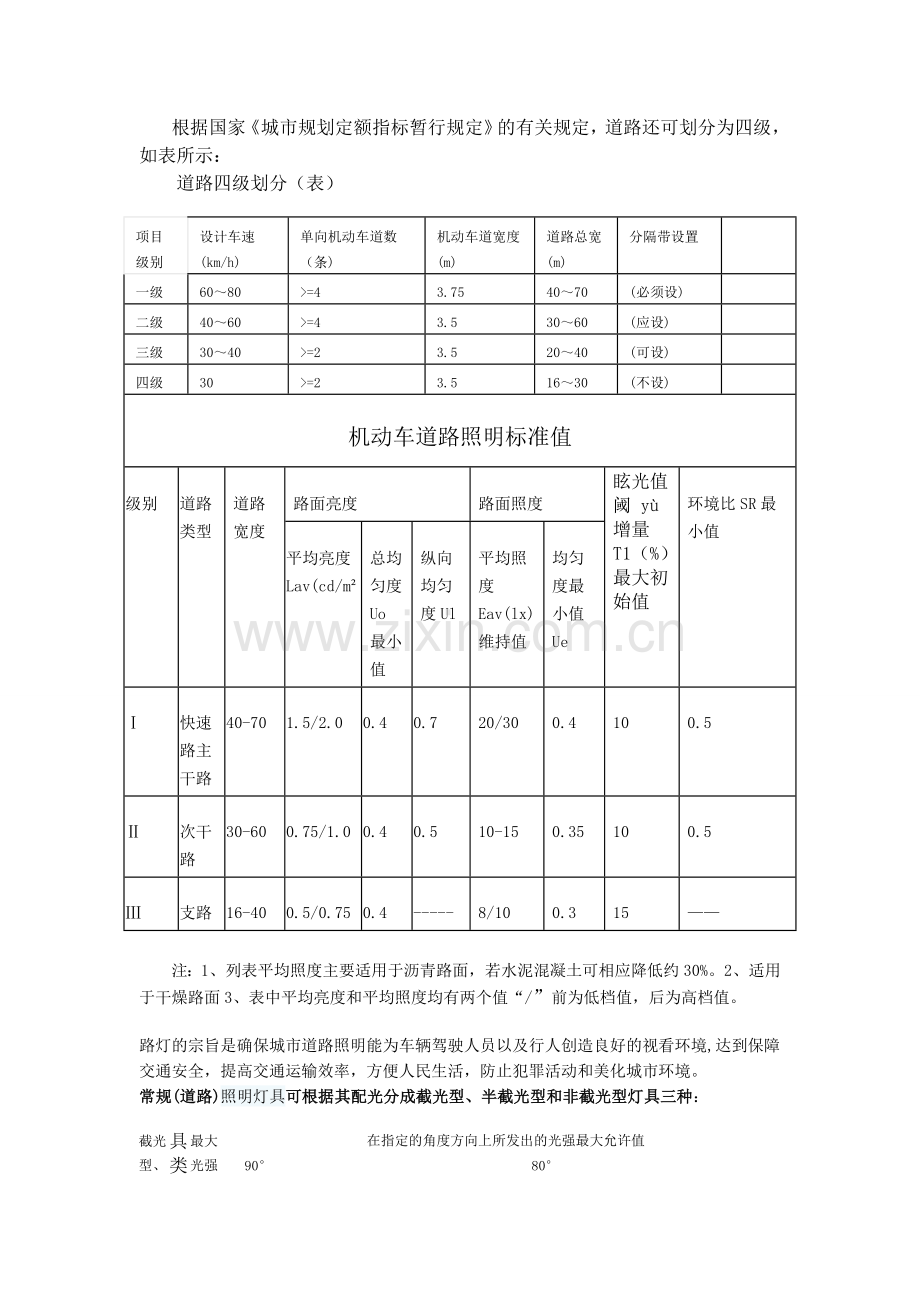如何根据看车道数量宽度来选择LED路灯瓦数及路灯杆高度.doc_第2页