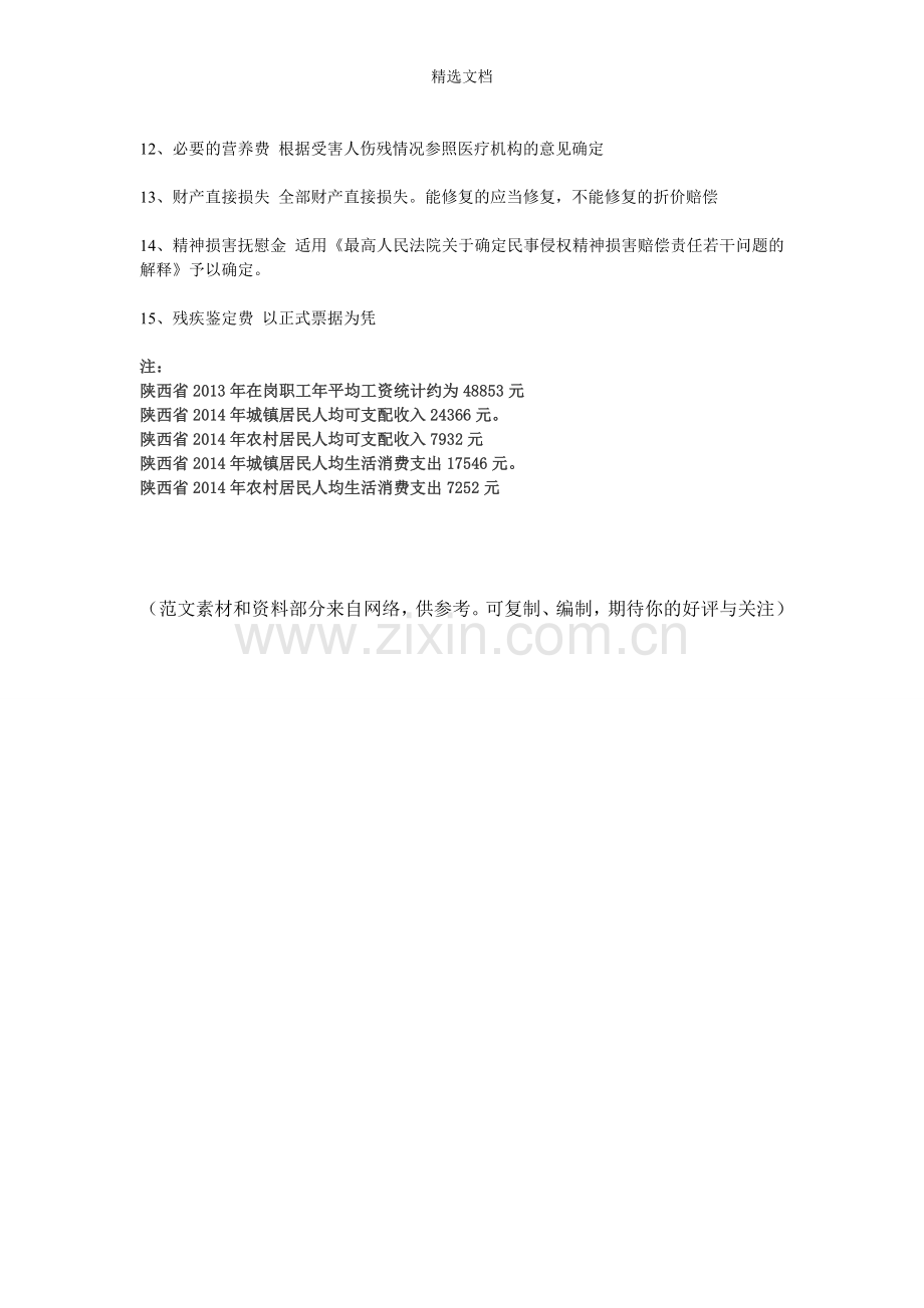 人身损害赔偿清单.doc_第2页
