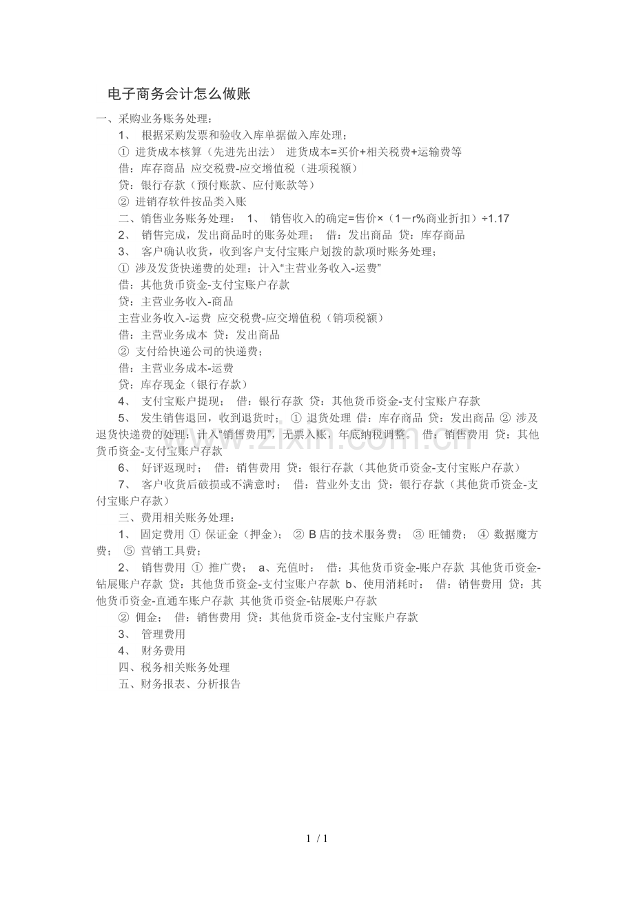 电子商务会计怎么做账.doc_第1页