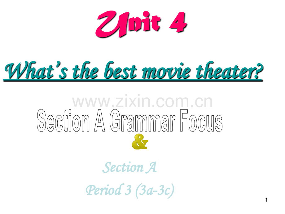 unit4八年级上册SectionA3a-3c(课堂PPT).ppt_第1页
