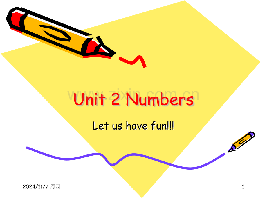 unit2-Numbers-1—100数字(课堂PPT).ppt_第1页