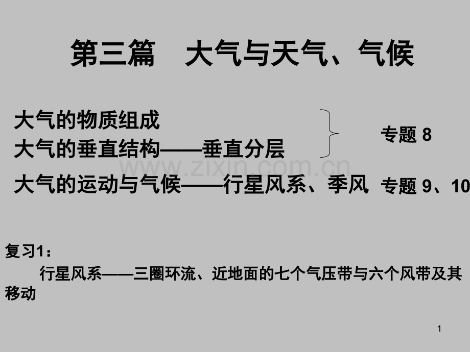 季风环流.(课堂PPT).ppt_第1页