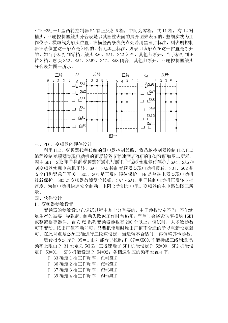 凸轮控制器、PLC控制的电动机的变频调速.doc_第2页