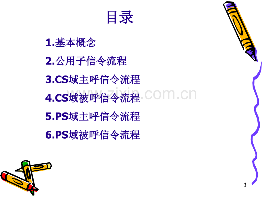 CS和PS域主被叫信令流程(有大量的流程图-非常详细).ppt_第1页